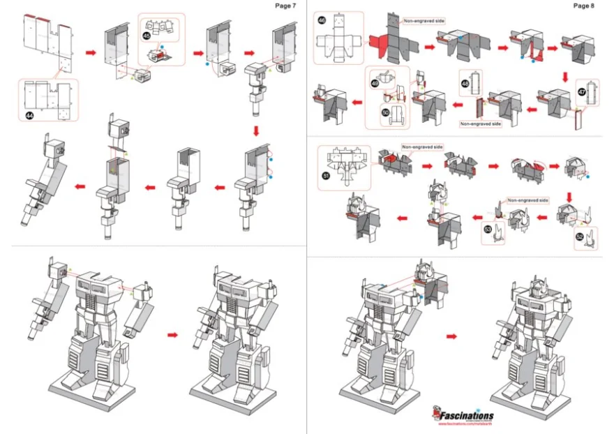 METAL EARTH 3D puzzle Transformers: Optimus Prime