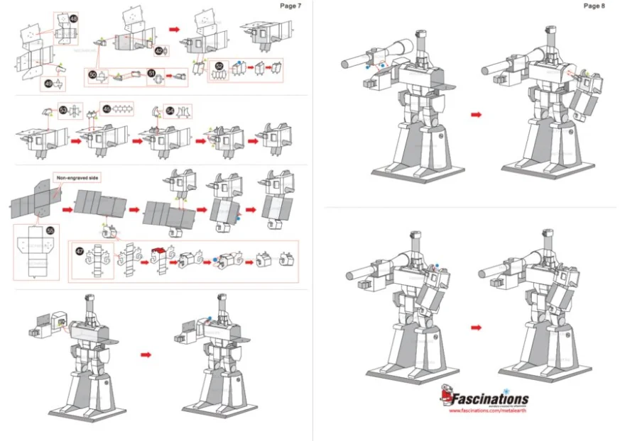 METAL EARTH 3D puzzle Transformers: Megatron