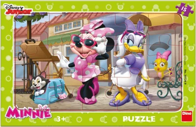 Puzzle Minnie na Montmartru 15 dílků