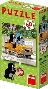 Puzzle Krtko a autíčko 60 dielikov