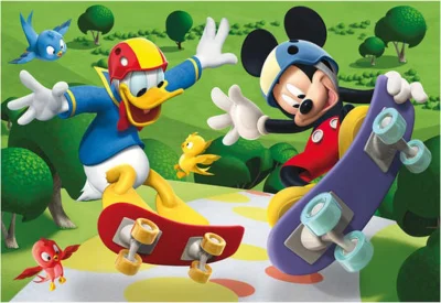 Puzzle Mickeyho klubík 24 dílků