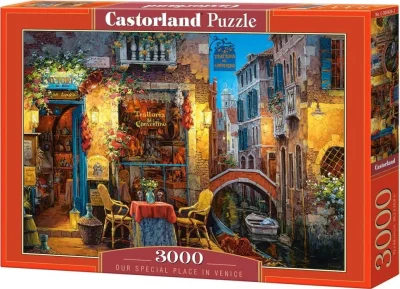 Puzzle Naše místo v Benátkách 3000 dílků