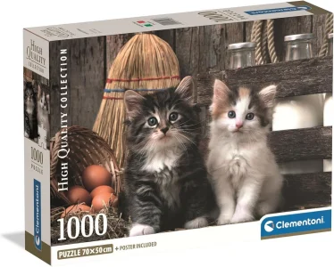 Puzzle Clementoni 1000 dielikov Roztomilé mačiatka