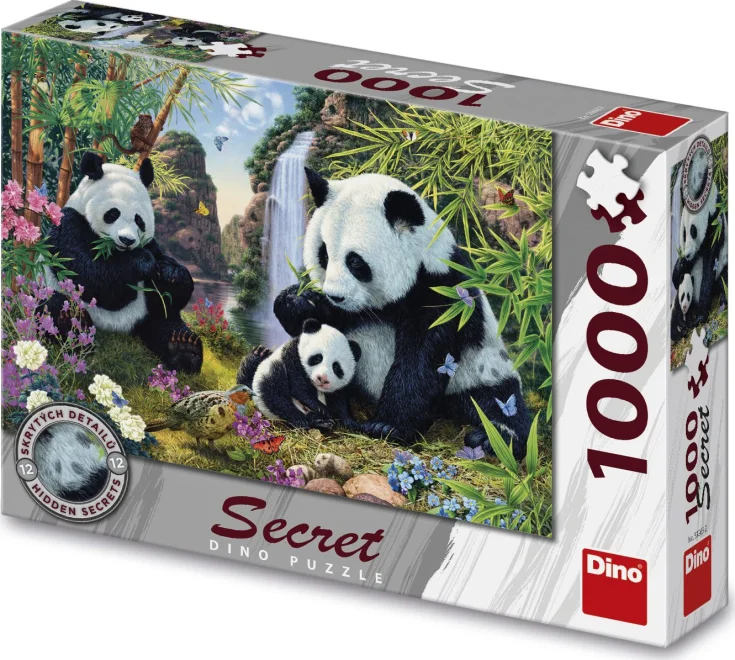 Dino Puzzle Secret Collection: Pandy 1000 dielikov