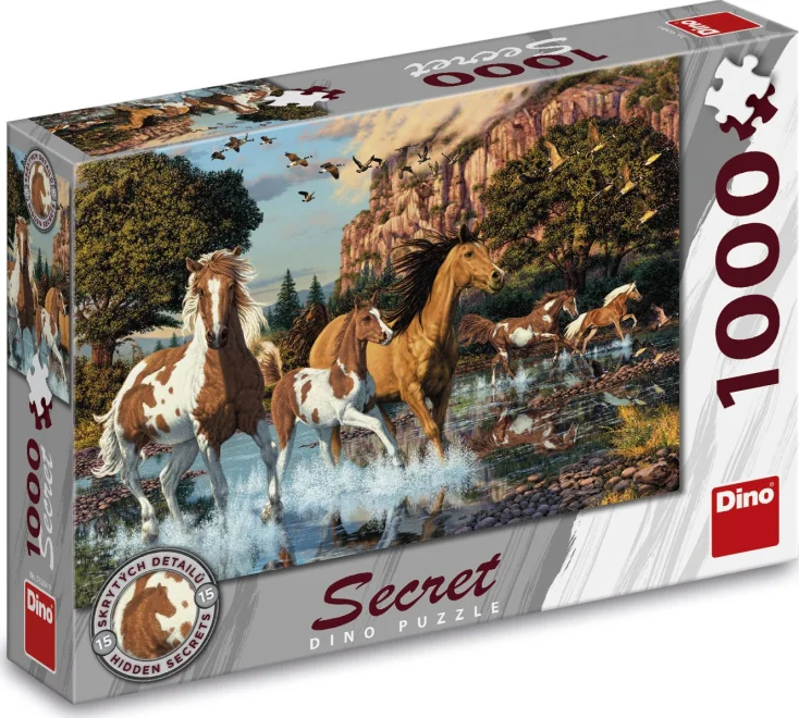 Dino Puzzle Secret Collection: Kone 1000 dielikov