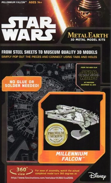 METAL EARTH 3D puzzle Star Wars: Millenium Falcon (ICONX)