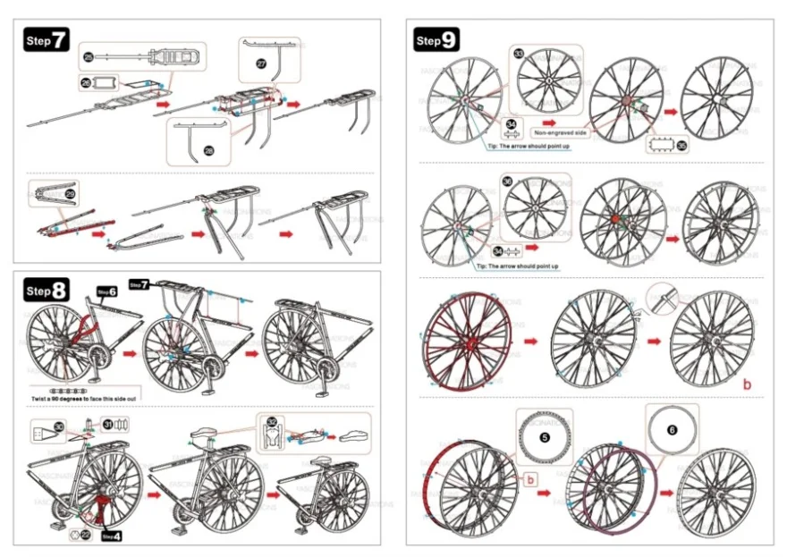 METAL EARTH 3D puzzle Bicykel (ICONX)