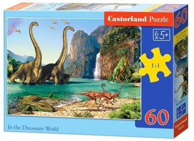 Puzzle Svět dinosaurů 60 dílků