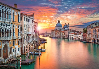 Puzzle Západ slunce v Benátkách 500 dílků