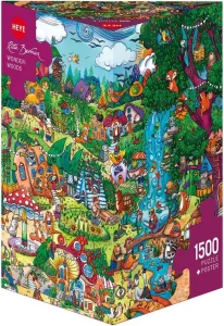 Puzzle Heye 1500 dielikov Triangular Rita Berman - Les plný zázrakov