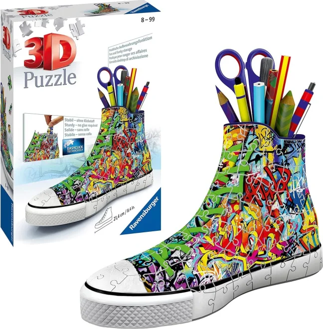 Ravensburger 3D puzzle Teniska Graffiti 112 dielikov