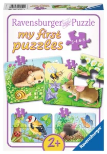 Moje první puzzle Zvířátka v zahradě 4v1 (2,4,6,8 dílků)