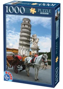 Puzzle Šikmá věž v Pise, Itálie 1000 dílků