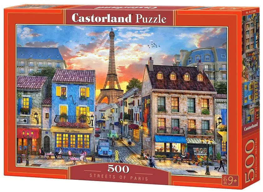 Castorland Puzzle Parížske ulice 500 dielikov
