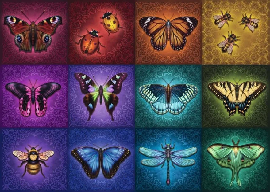 Puzzle Ravensburger 1000 dielikov Okrídlené veci