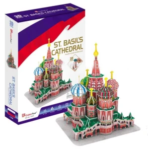 3D puzzle Chrám Vasila Blaženého 92 dielikov