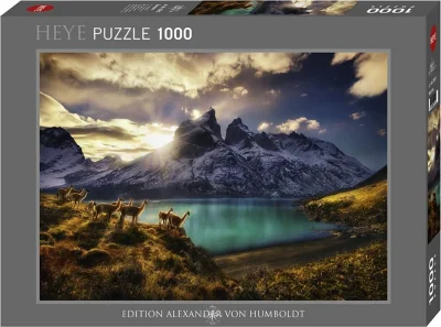 Puzzle Lamy guanako 1000 dílků