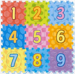 Pěnové puzzle Barevná čísla (29x29)