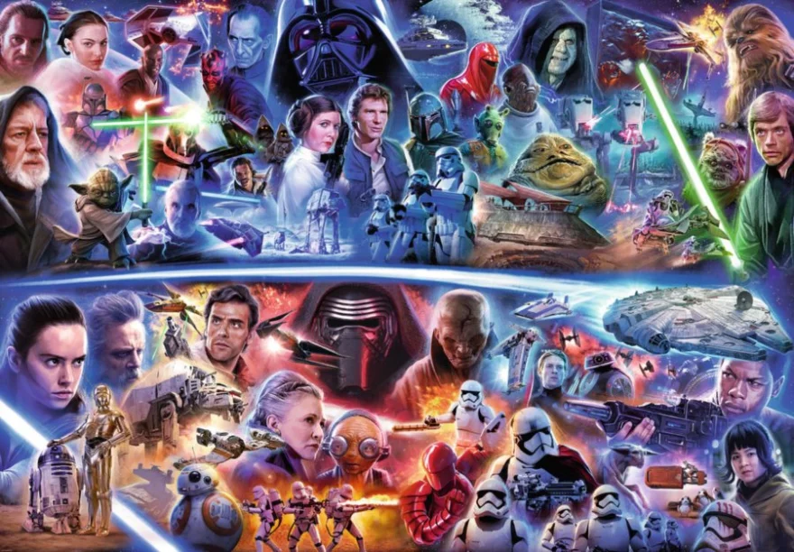 Puzzle Ravensburger 18000 dielikov Star Wars