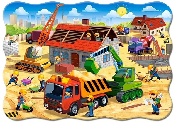 Castorland Puzzle Na stavbe 30 dielikov