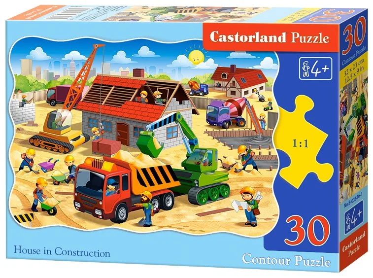 Castorland Puzzle Na stavbe 30 dielikov