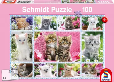 Puzzle Mačiatka 100 dielikov