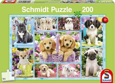 Puzzle Šteniatka 200 dielikov