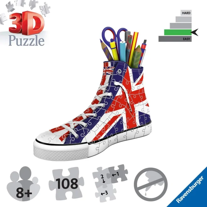 Ravensburger 3D puzzle Teniska (anglická) 112 dielikov