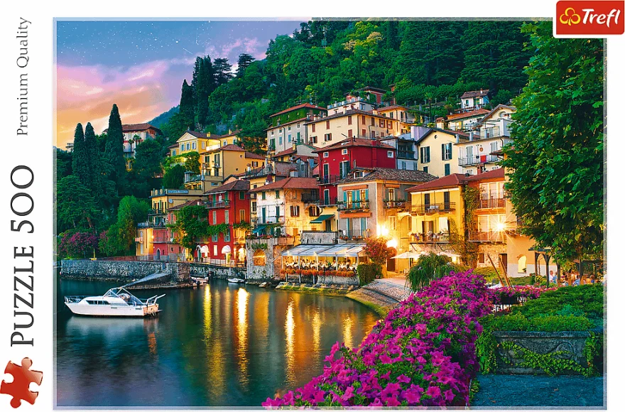 Trefl Puzzle Jazero Como, Taliansko 500 dielikov