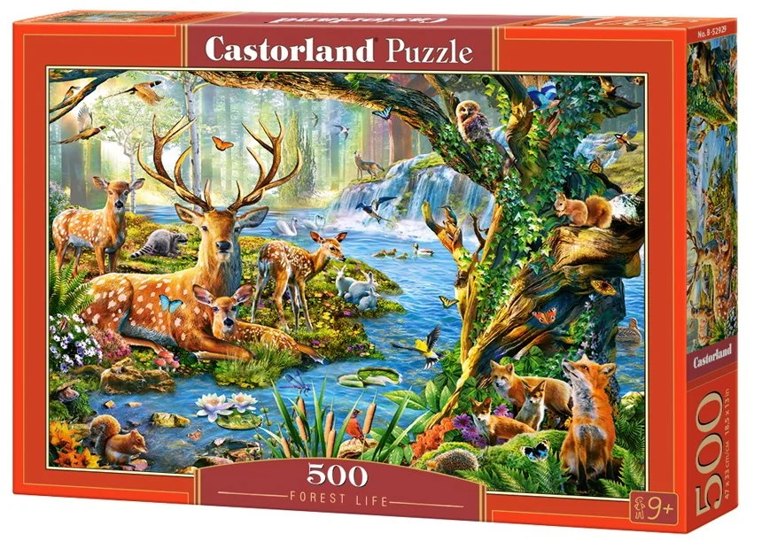 Castorland Puzzle Život v lese 500 dielikov