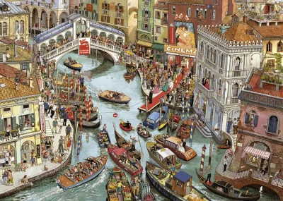 Puzzle O Sole Mio! 2000 dílků