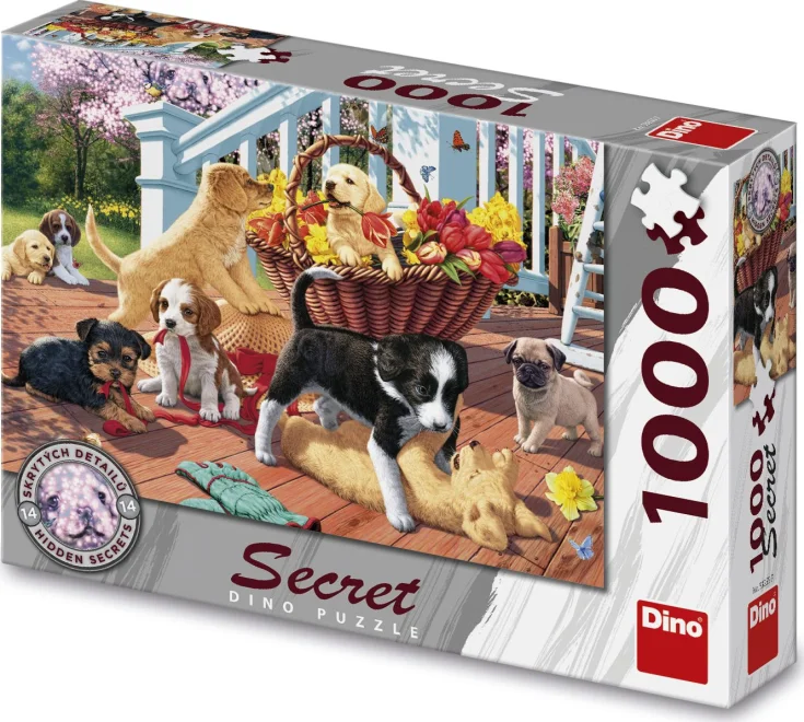 Dino Puzzle Secret Collection: Šteniatka 1000 dielikov