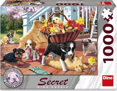 Puzzle Secret Collection: Šteniatka 1000 dielikov