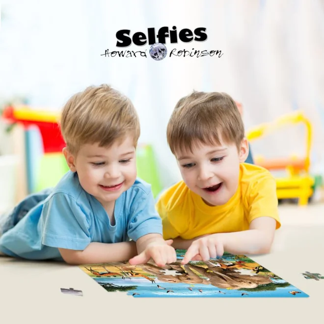 Puzzle s 3D efektom Prime 3D 63 dielikov Hravé sloníčatá