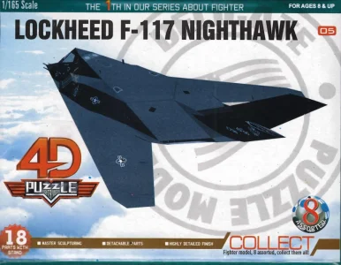 3D puzzle Vojenský letoun Lockheed F-117 Nighthawk