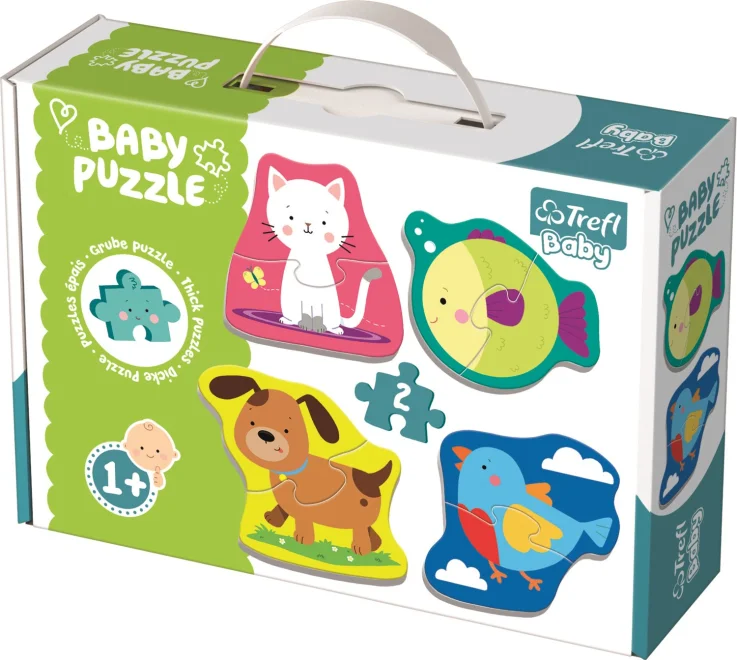 Trefl Baby puzzle Zvieratá 4x2 dieliky