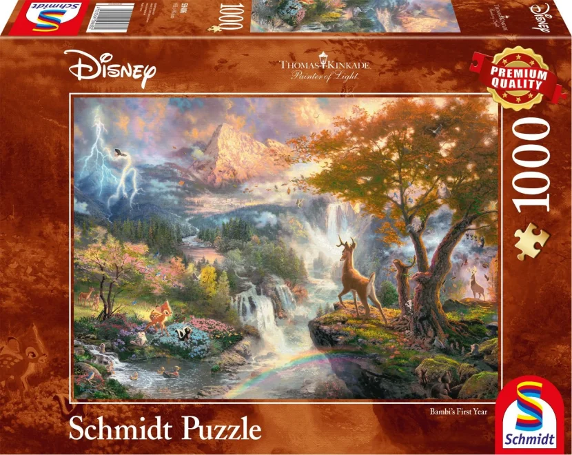 Schmidt Puzzle Bambi: Prvý rok 1000 dielikov