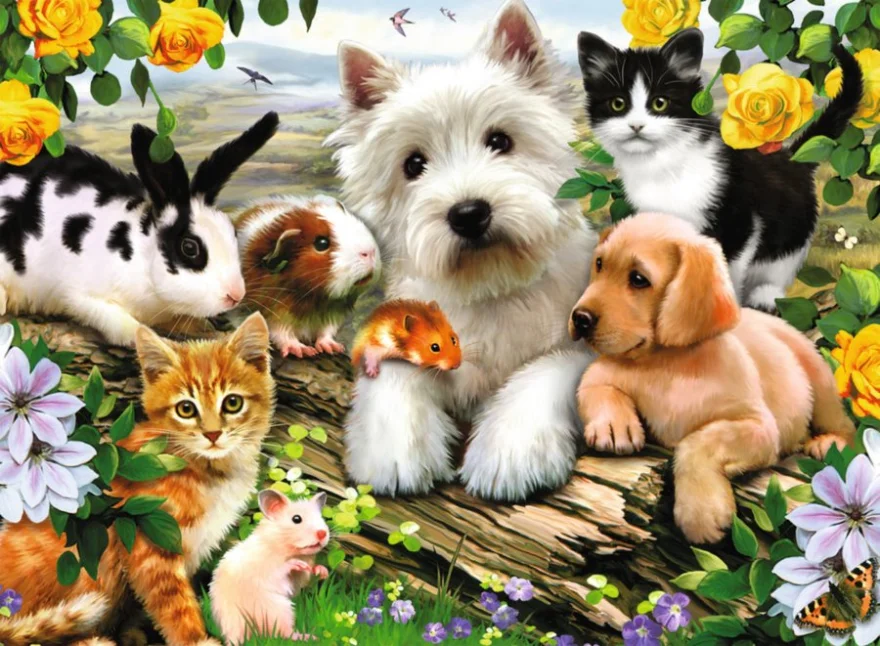 Ravensburger Puzzle Zvierací priatelia XXL 300 dielikov