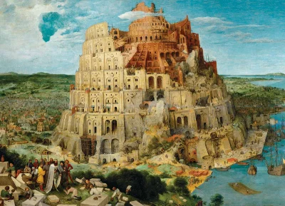 Puzzle Babylonská věž 1000 dílků