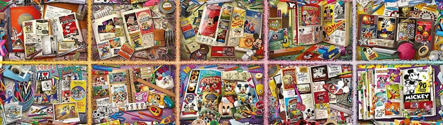Puzzle Ravensburger 40320 dielikov Mickey Mouse počas rokov