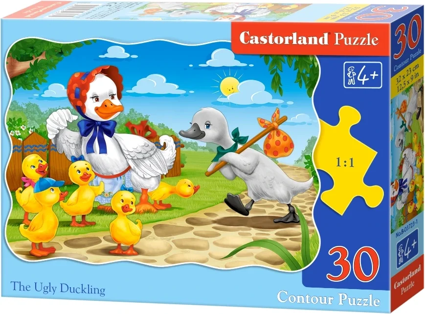 Castorland Puzzle Škaredé káčatko 30 dielikov