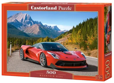 Puzzle Horská jazda 500 dielikov