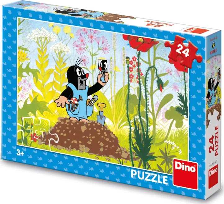 Dino Puzzle Krtko v nohavičkách 24 dielikov