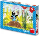 Dino Puzzle Krtko v nohavičkách 24 dielikov