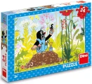Dino Puzzle Krtko v nohavičkách 24 dielikov
