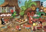 Dino Puzzle Krtko v kuchyni XL 100 dielikov