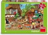 Dino Puzzle Krtko v kuchyni XL 100 dielikov