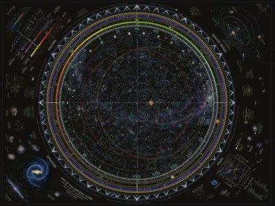 Puzzle Mapa vesmíru 1500 dílků