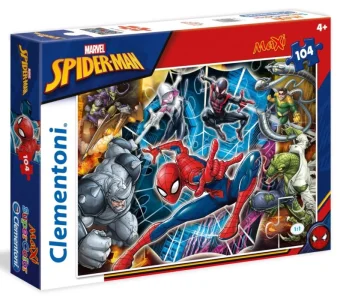 Puzzle Spiderman: Pripravení na boj MAXI 104 dielikov