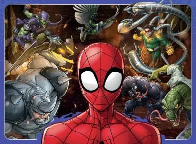 Puzzle Nebojácný Spiderman XXL 100 dílků